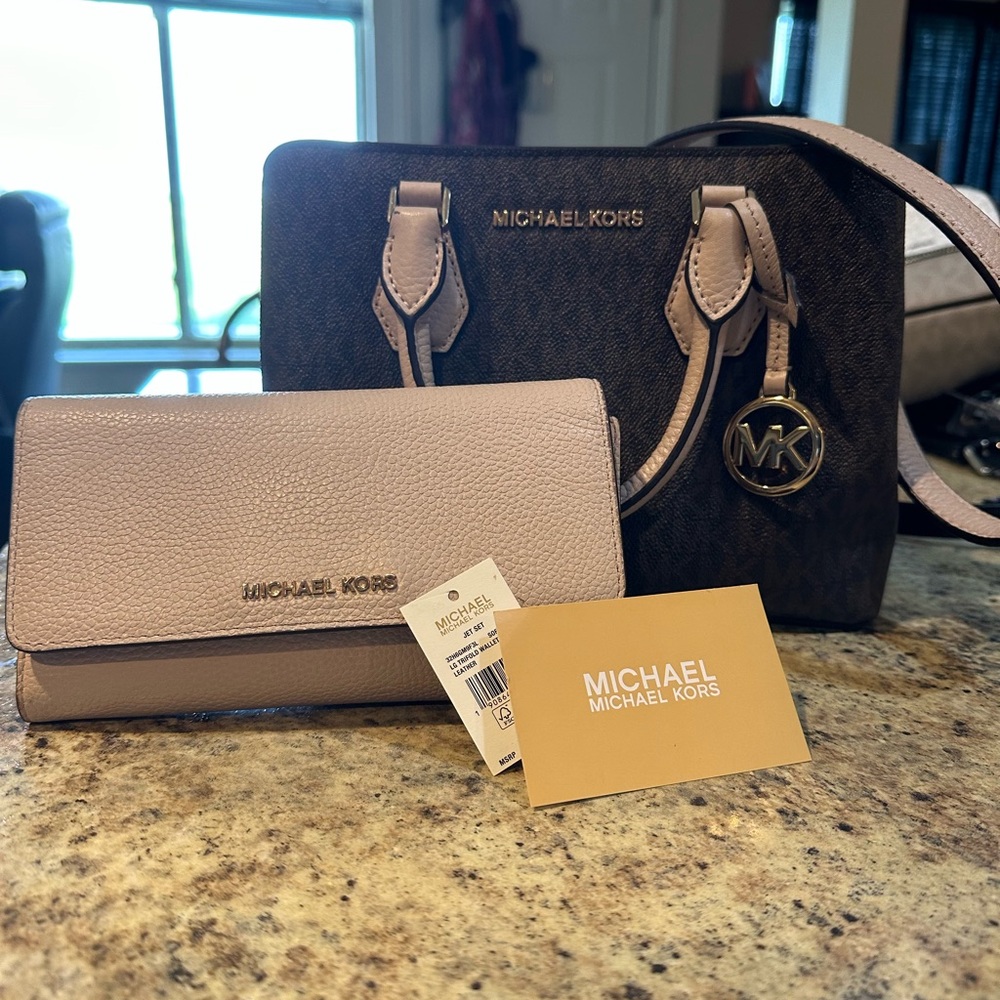 Michael Kors Purse and Wallet Combo